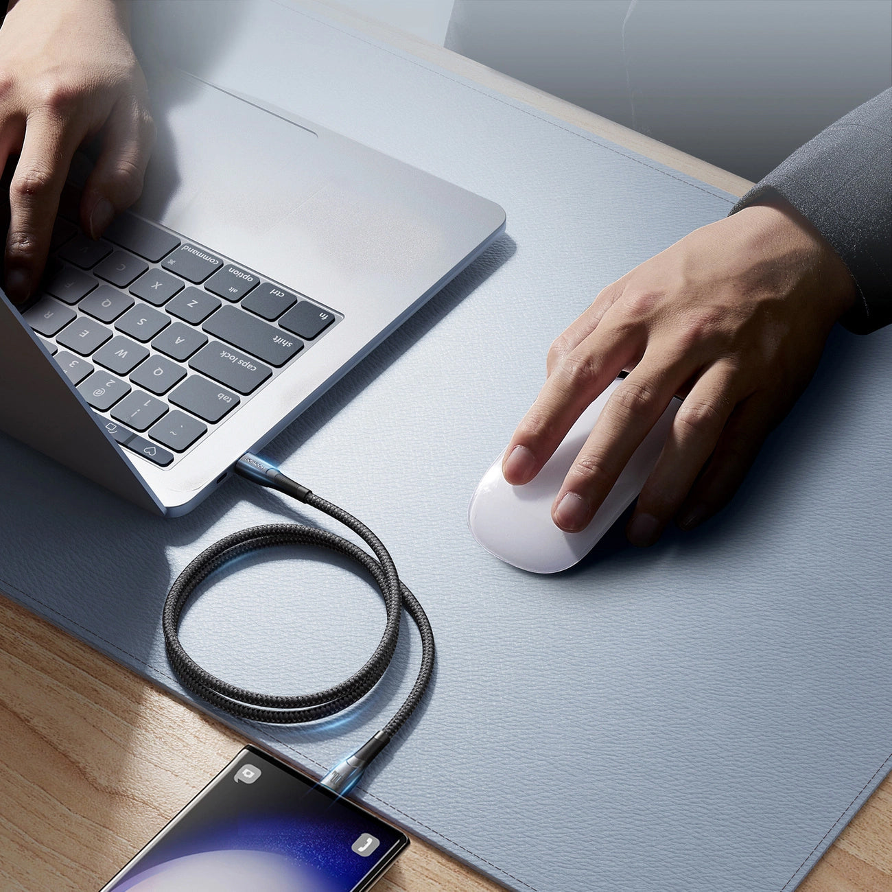 Kabel za podatke i punjenje USB-A - USB-C Joyroom S-A32, 100W, 1m, Crni