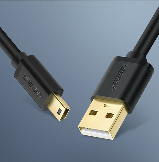 Kabel za podatke i punjenje USB-A - miniUSB UGREEN US132, 2m, Crni