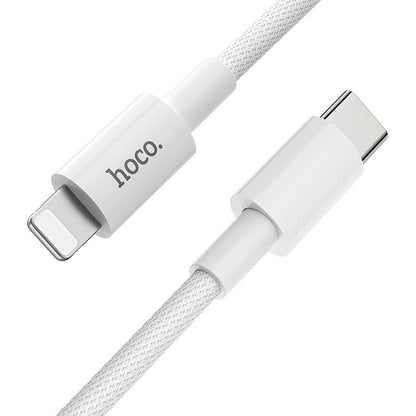 Kabel za podatke i punjenje USB-C - Lightning HOCO X56, 20W, 1m, Bijeli