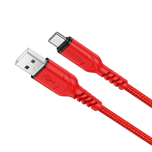 Kabel za podatke i punjenje USB-A - USB-C HOCO X59 Victory, 18W, 1m, Crveni