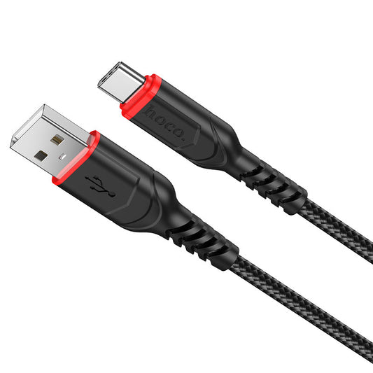 Kabel za podatke i punjenje USB-A - USB-C HOCO X59 Victory, 18W, 1m, Crni