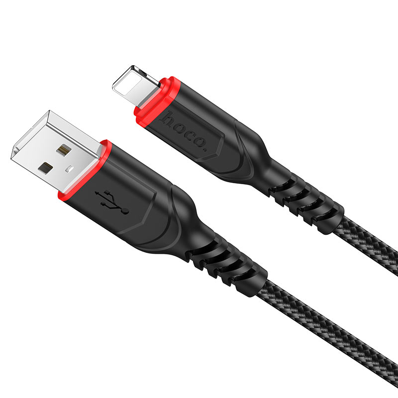 Kabel za podatke i punjenje USB-A - Lightning HOCO X59 Victory, 18W, 1m, Crni