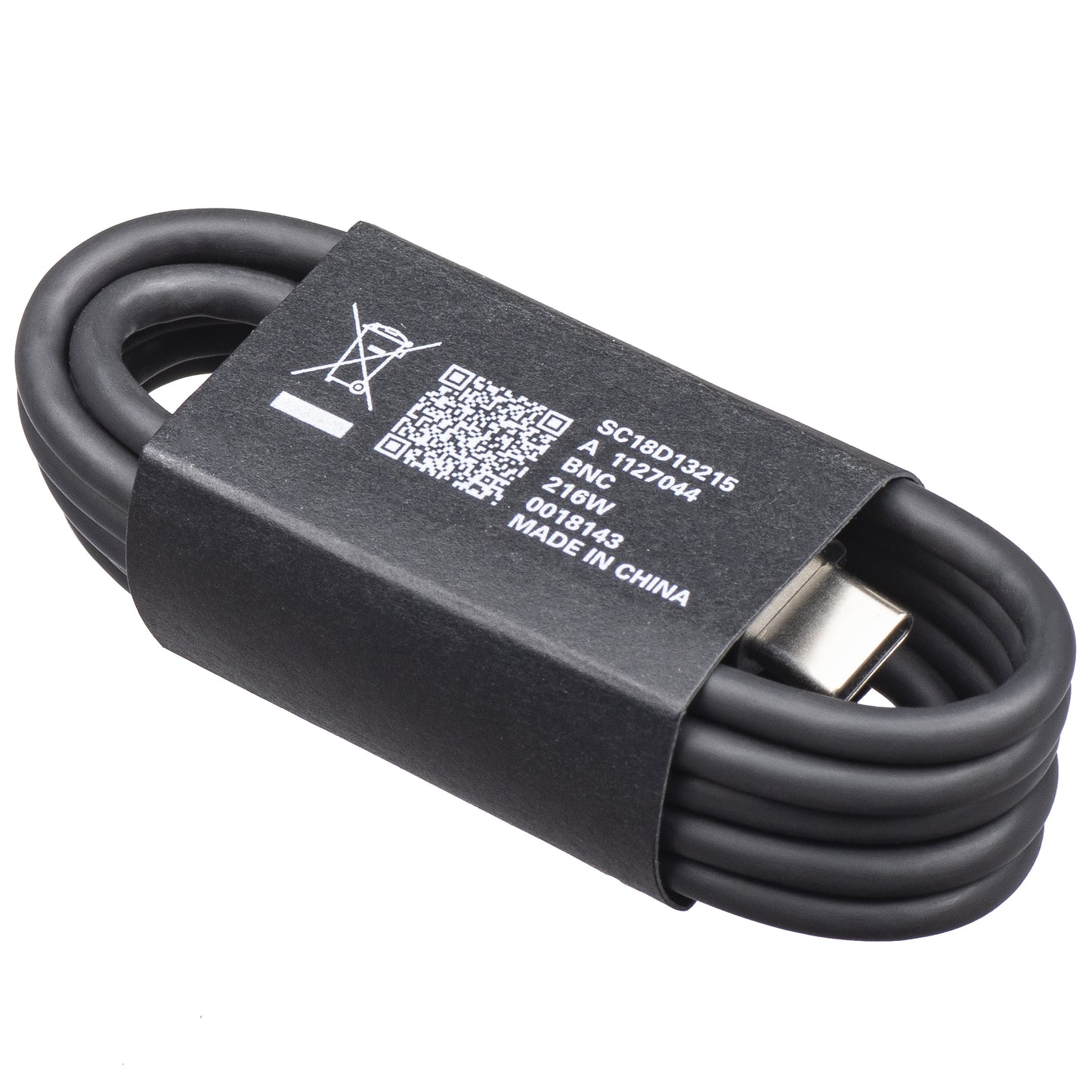 Kabel za prijenos podataka i punjenje USB-C - USB-C Motorola, 1m, Crni SC18D13215
