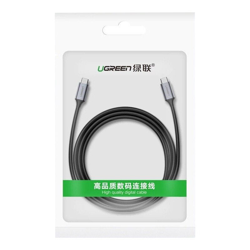 Kabel za Prijenos Podataka i Punjenje USB-C - USB-C UGREEN US161, 60W, 1.5m, Sivi