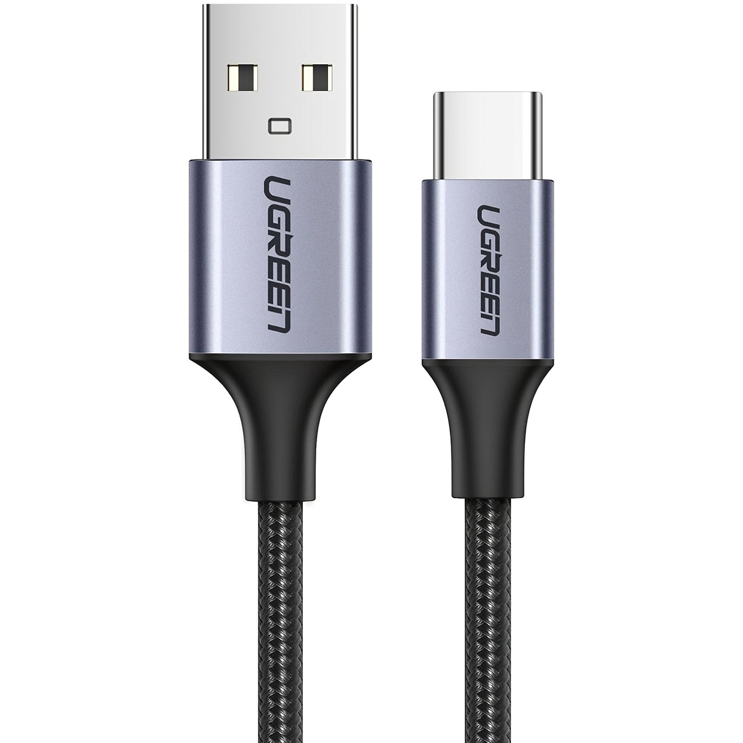 Kabel za Prijenos Podataka i Punjenje USB-A - USB-C UGREEN US288, 18W, 2m, Crni