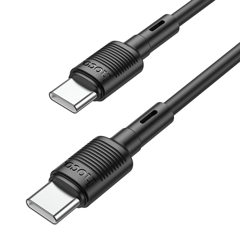Kabel za Prijenos Podataka i Punjenje USB-C - USB-C HOCO X83 Victory, 60W, 1m, Crni