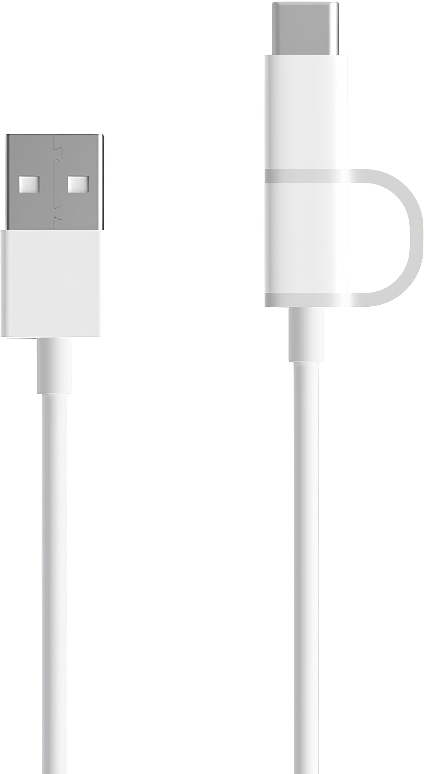 Kabel za Prijenos Podataka i Punjenje USB-A - microUSB / USB-C Xiaomi Mi 2u1, 18W, 1m, Bijeli SJV4082TY