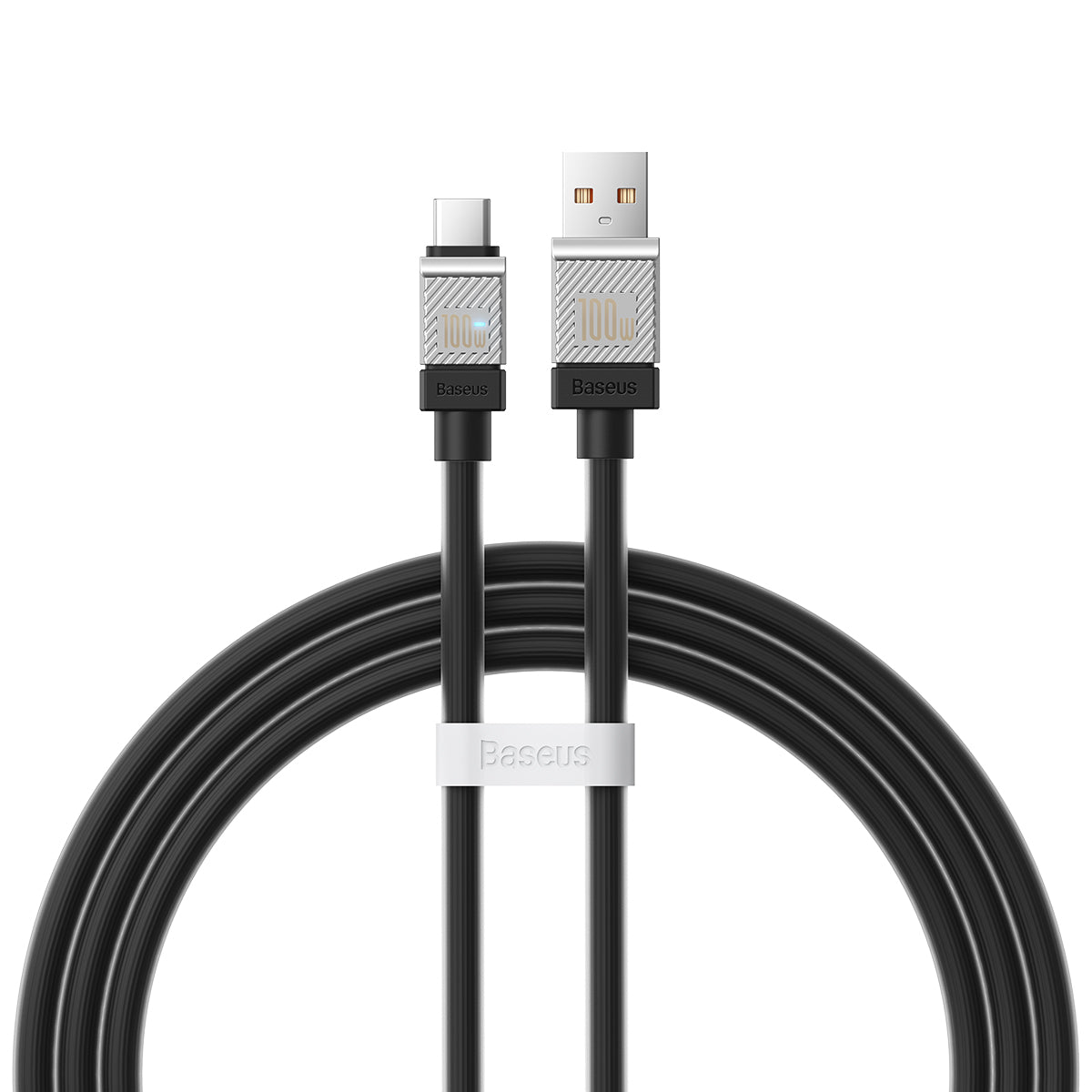Kabel za podatke i punjenje USB-A - USB-C Baseus CoolPlay, 100W, 2m, Crni CAKW000701