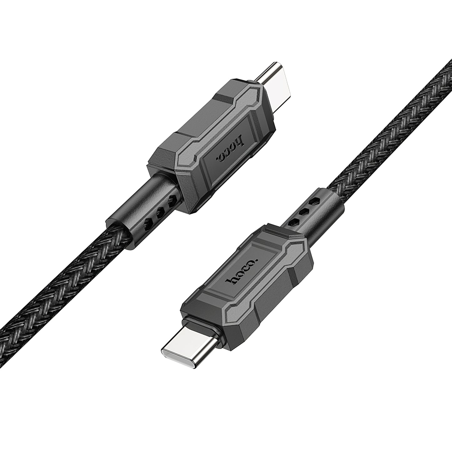 Kabel za Prijenos Podataka i Punjenje USB-C - USB-C HOCO Leader X94, 60W, 1m, Crni