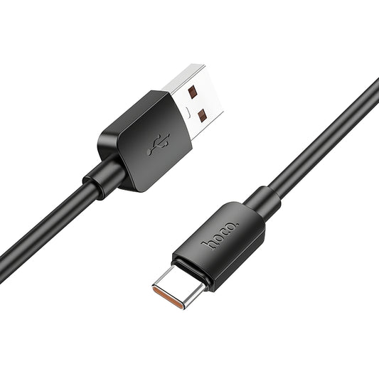 Kabel za Prijenos Podataka i Punjenje USB-A - USB-C HOCO X96, 100W, 1m, Crni