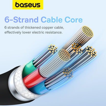 Kabel za podatke i punjenje USB-C - USB-C Baseus Pudding, 100W, 2m, Crni P10355702111-01
