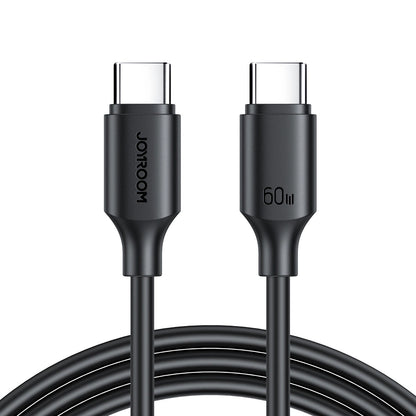 Kabel za Prijenos Podataka i Punjenje USB-C - USB-C Joyroom S-CC060A9, 60W, 1m, Crni