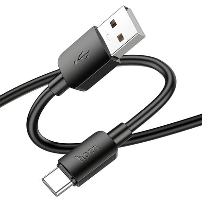 Kabel za prijenos podataka i punjenje USB-A - USB-C HOCO X96, 27W, 0.25m, Crni