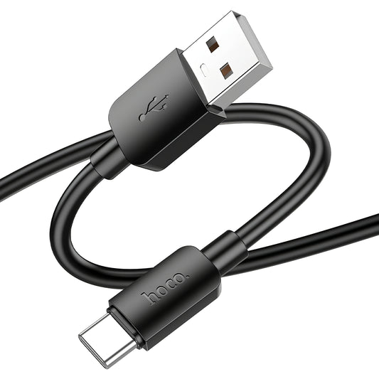 Kabel za prijenos podataka i punjenje USB-A - USB-C HOCO X96, 27W, 0.25m, Crni