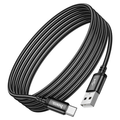 Kabel za podatke i punjenje USB-A - USB-C HOCO X91, 18W, 3m, Crni