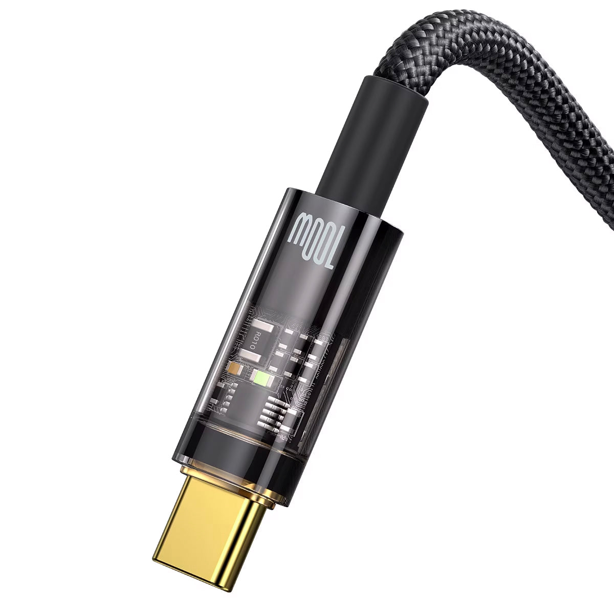 Kabel za Prijenos Podataka i Punjenje USB-A - USB-C Baseus Explorer, 100W, 2m, Crni CATS000301