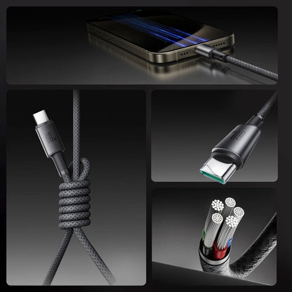 Kabel za podatke i punjenje USB-C - USB-C Joyroom S-A50, 60W, 1.2m, Siva