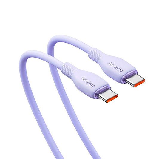 Kabel za podatke i punjenje USB-C - USB-C Baseus Pudding, 100W, 1.2m, Ljubičasti P10355702511-00