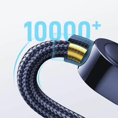 Kabel za podatke i punjenje USB-C - USB-C Joyroom A4 Display, 100W, 1.2m, Plavi