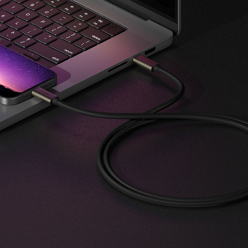 Kabel za podatke i punjenje USB-C - USB-C Ringke 2X2, 240W, 1m, Crni