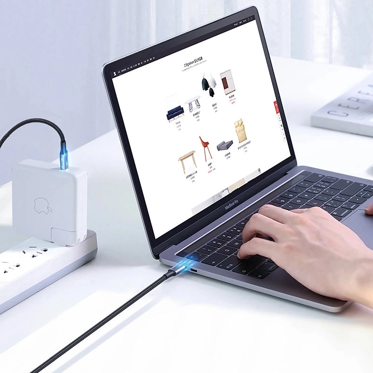Kabel za podatke i punjenje USB-C - USB-C UGREEN US316, 100W, 1.5m, Sivi