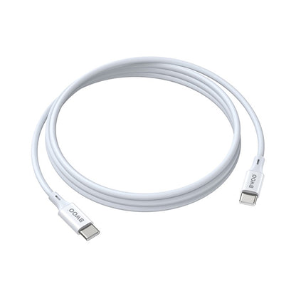 Kabel za podatke i punjenje USB-C - USB-C BWOO X282, 60W, 1m, Bijeli