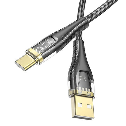 Kabel za podatke i punjenje USB-A - USB-C HOCO U121, 18W, 1.2m, Crni
