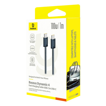 Kabel za podatke i punjenje USB-C - USB-C Baseus Dynamic 4 Series, 100W, 1m, Tamnoplavi P10381400121-00