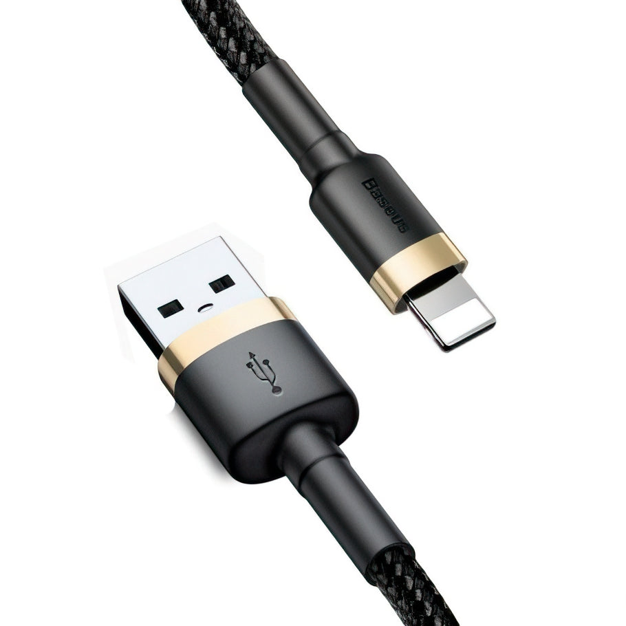 Kabel za podatke i punjenje USB-A - Lightning Baseus Cafule, 18W, 3m, Zlatni CALKLF-RV1