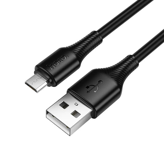Kabel za podatke i punjenje USB-A - microUSB HOCO X120, 18W, 1m, Crni