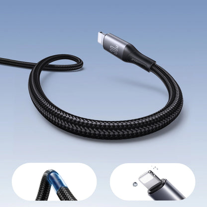 Kabel za podatke i punjenje USB-C - Lightning Joyroom S-A28 Flash, 30W, 1m, Crni