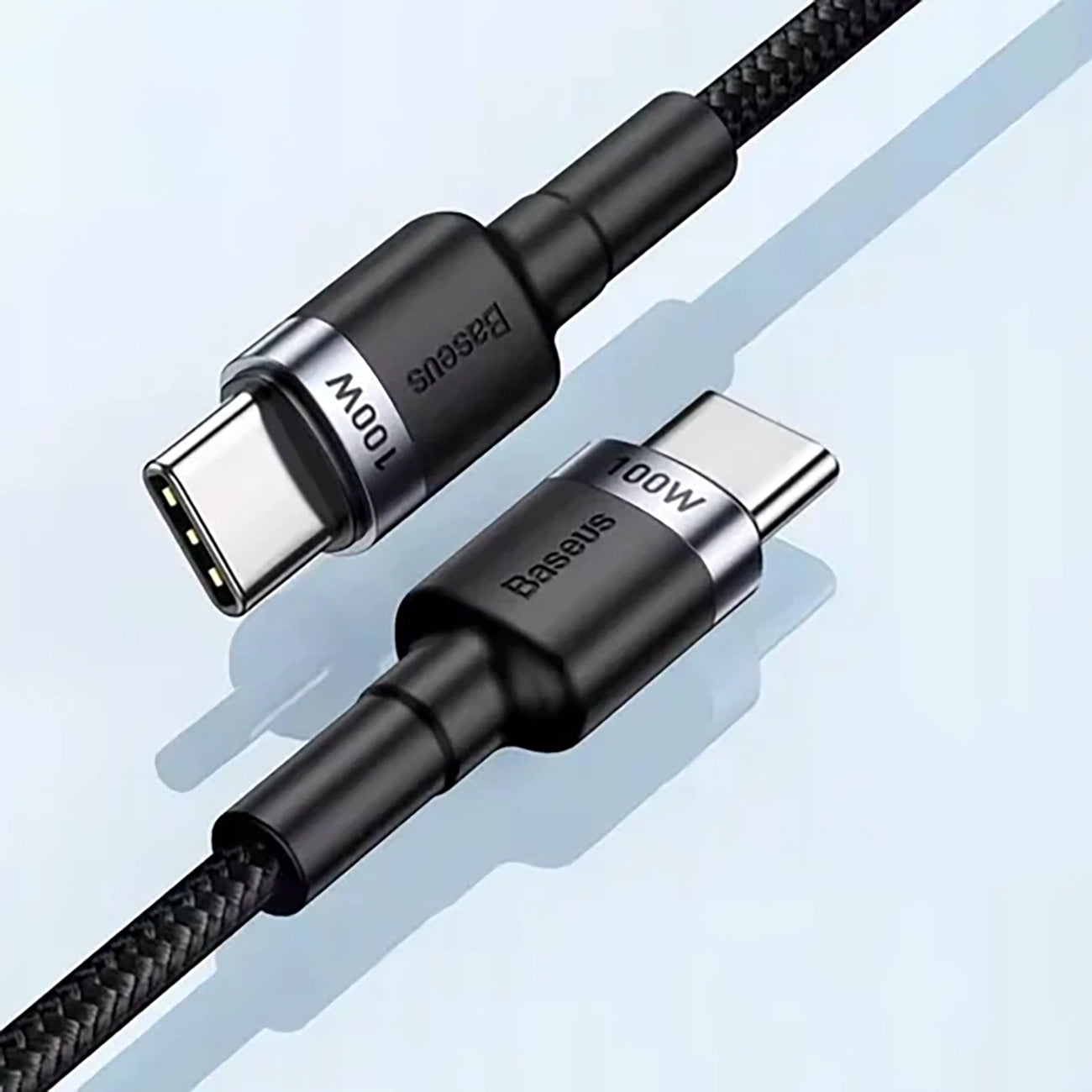 Kabel za podatke i punjenje USB-C - USB-C Baseus Cafule, 100W, 2m, Sivi CATKLF-BLG1