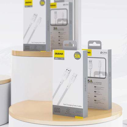 Kabel za podatke i punjenje USB-A - USB-C Dudao L9T, 100W, 1m, Bijeli