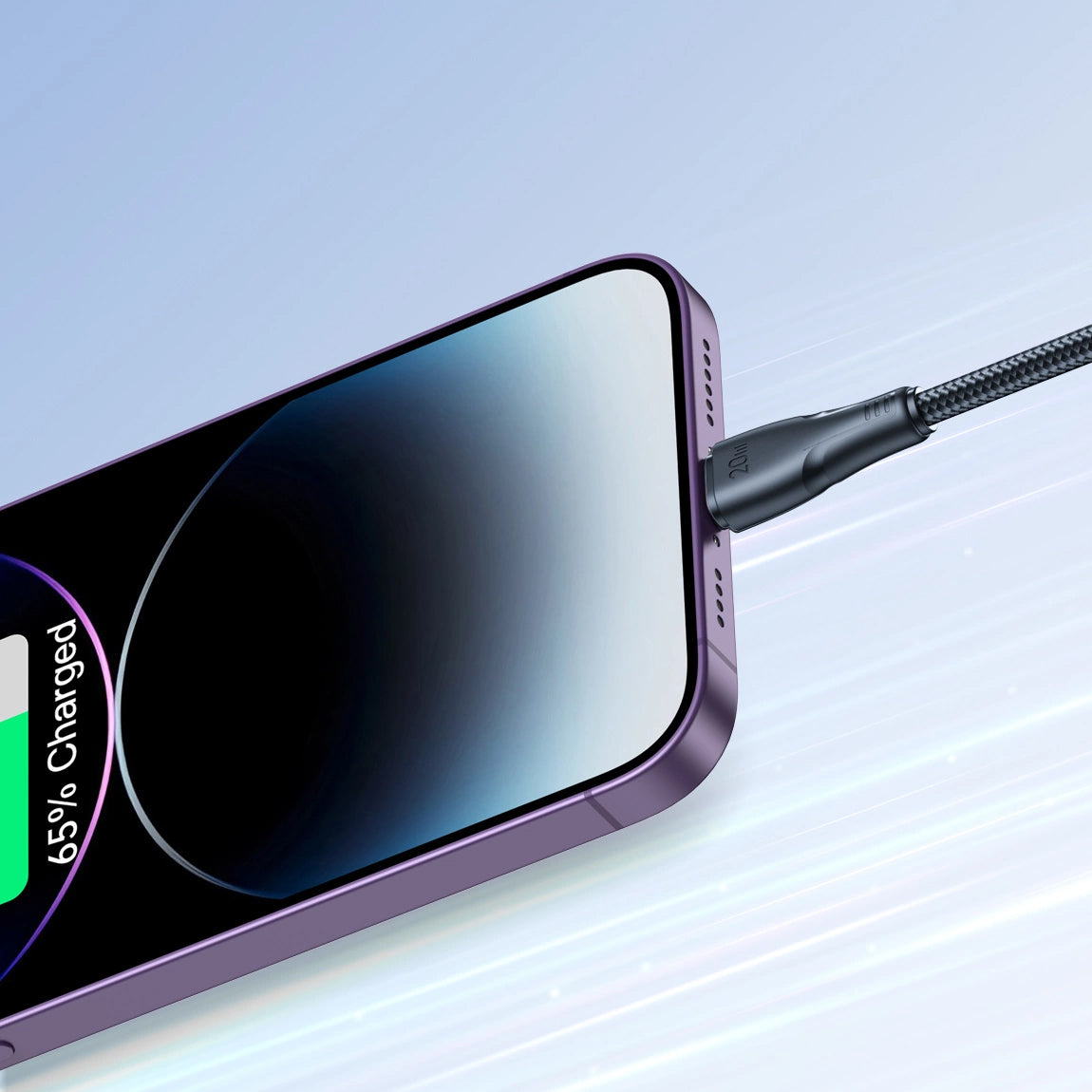 Kabel za prijenos podataka i punjenje USB-C - Lightning Joyroom S-A11, 20W, 0.25m, Crni