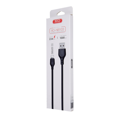 Kabel za podatke i punjenje USB-A - Lightning XO Design NB103, 18W, 1m, Crni