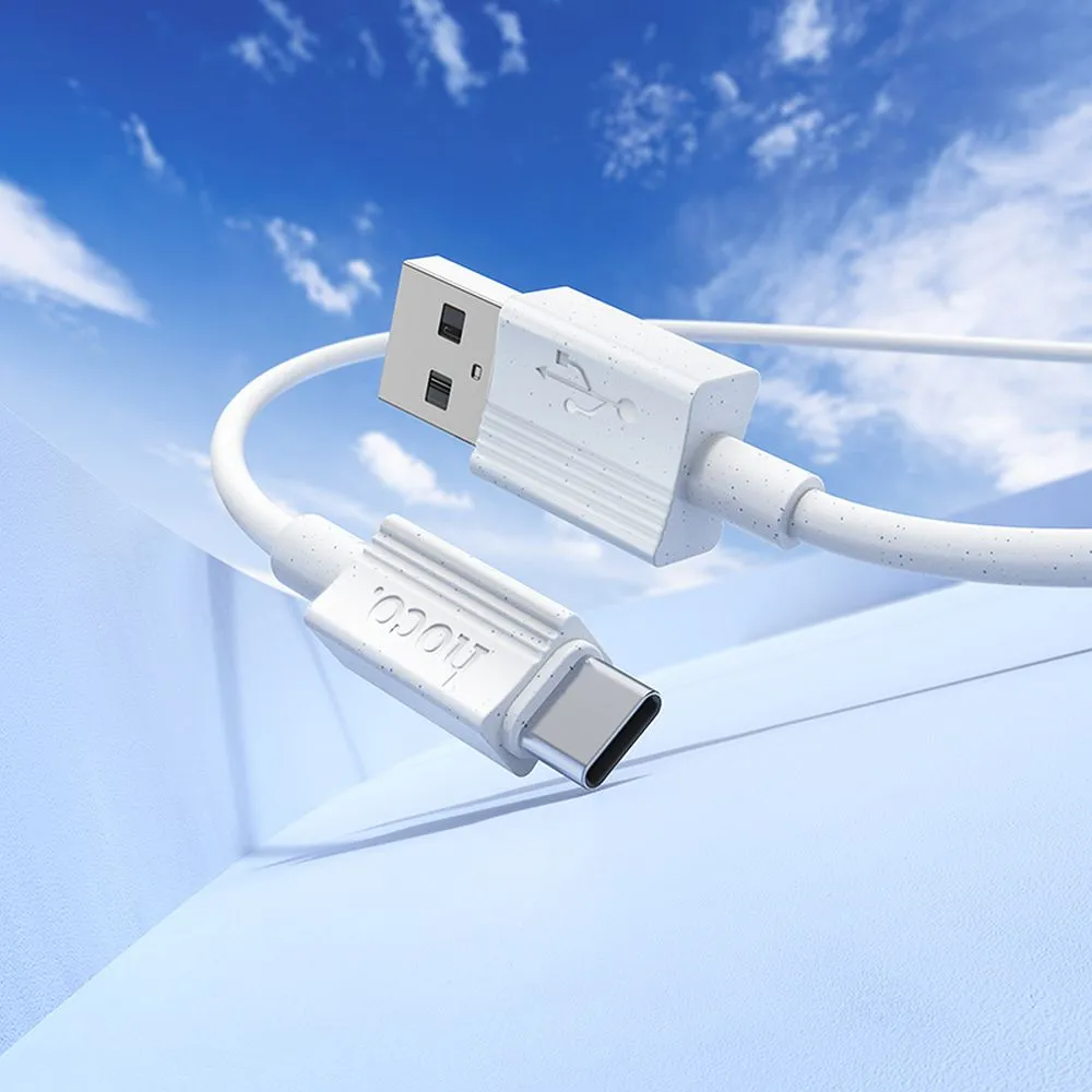 Kabel za podatke i punjenje USB-A - USB-C HOCO X107, 18W, 1m, Bijeli