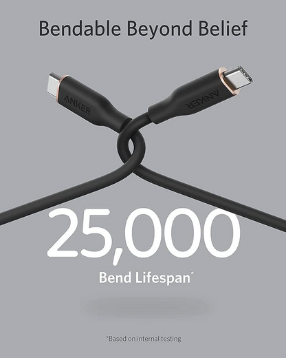 Kabel za podatke i punjenje USB-C - USB-C Anker PowerLine III, 100W, 0.9m, Crni A8552H11