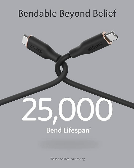 Kabel za podatke i punjenje USB-C - USB-C Anker PowerLine III, 100W, 0.9m, Crni A8552H11