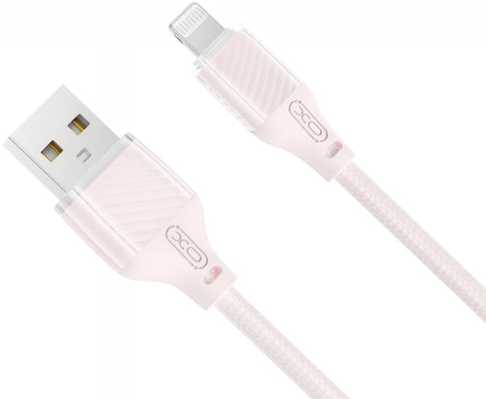 Kabel za podatke i punjenje USB-A - Lightning XO Design NB291, 18W, 1m, Roza