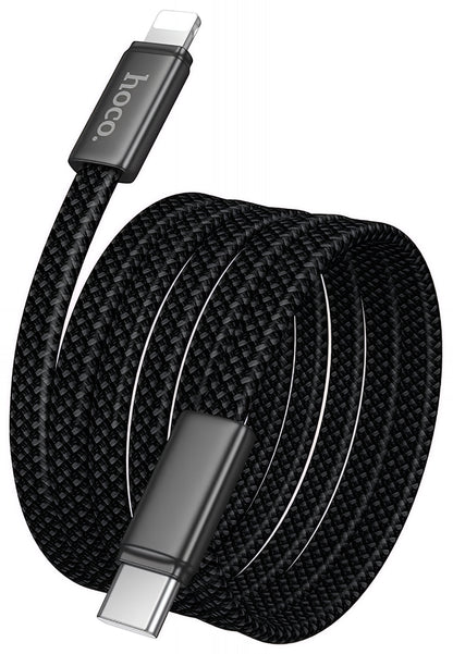 Kabel za podatke i punjenje USB-C - Lightning HOCO X125, 30W, 1m, Crni