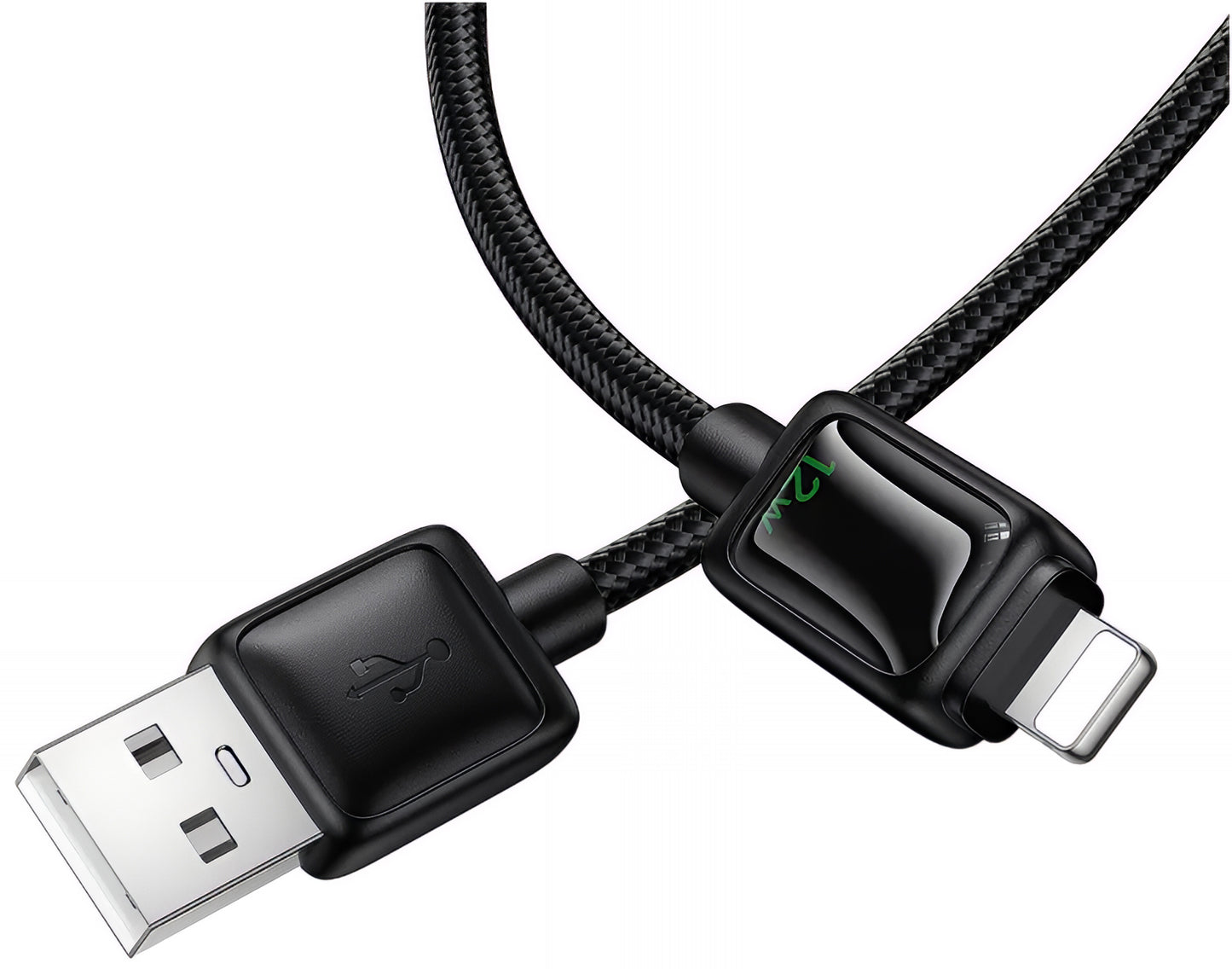 Kabel za podatke i punjenje USB-A - Lightning HOCO U146, 12W, 1.2m, Crni