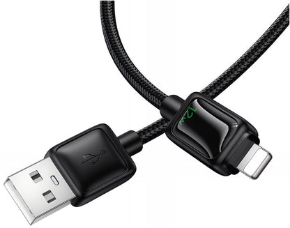 Kabel za podatke i punjenje USB-A - Lightning HOCO U146, 12W, 1.2m, Crni