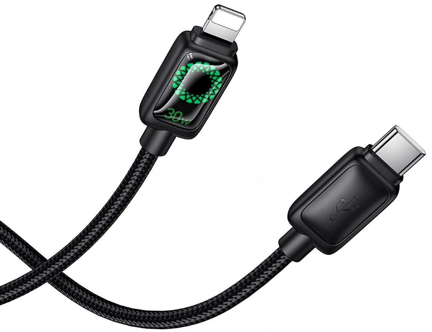 Kabel za podatke i punjenje USB-C - Lightning HOCO U146, 30W, 1.2m, Crni