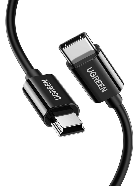 Kabel za podatke i punjenje USB-C - miniUSB UGREEN US242, 18W, 1m, Crni
