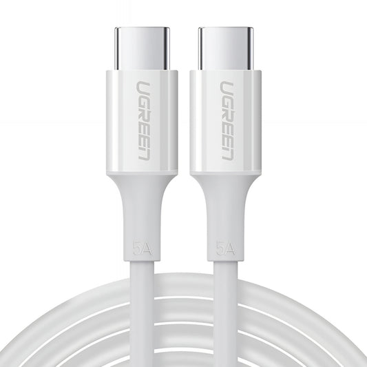 Kabel za podatke i punjenje USB-C - USB-C UGREEN US300, 100W, 2m, Bijeli