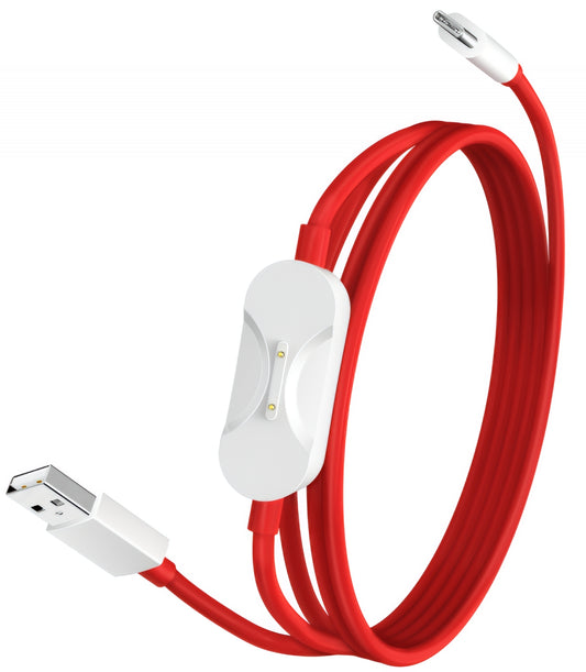 Kabel za podatke i punjenje USB-A - USB-C / Pogo Pin OnePlus DL162, 80W, 1.2m, Crveni 5461100665