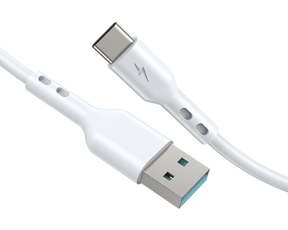 Kabel za podatke i punjenje USB-A - USB-C BWOO X172C, 60W, 1m, Bijeli