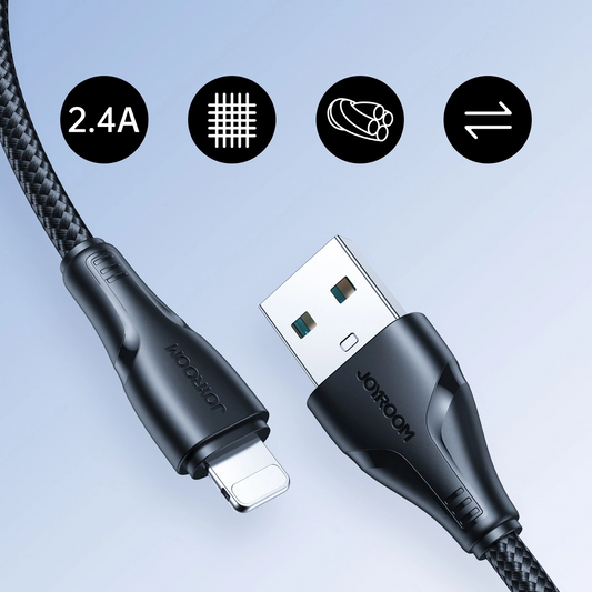 Kabel za podatke i punjenje USB-A - Lightning Joyroom S-A11, 18W, 1.2m, Crni