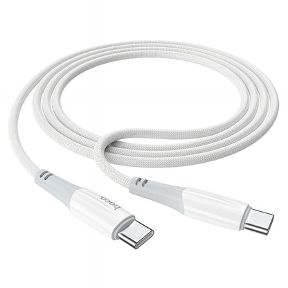 Kabel za podatke i punjenje USB-C - USB-C HOCO X70, 60W, 1m, Bijeli
