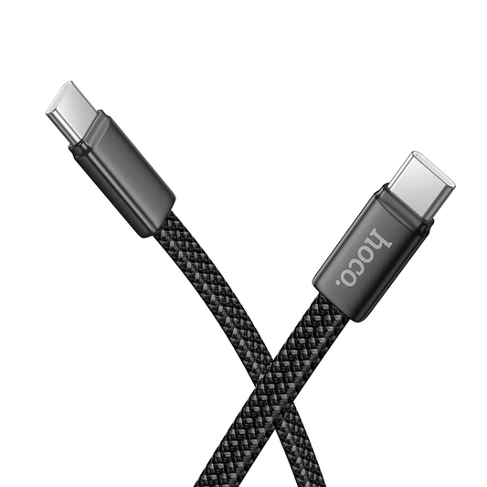 Kabel za podatke i punjenje USB-C - USB-C HOCO X125, 60W, 1m, Crni